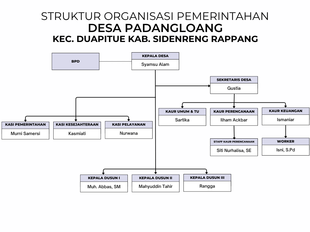 Bagan Pemerintah Desa